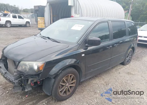 2014 Dodge Grand Caravan Sxt 30Th Anniversary z USA, uszkodzony, nr VIN 2C4RDGCG7ER450769